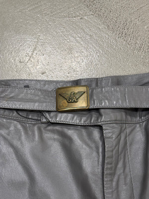 1980s Giorgio Armani leather pants