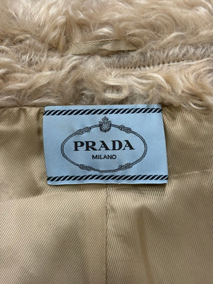A/W2011 Prada mohair faux fur croupes jacket