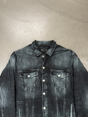 2020 Balenciaga trompe l'oeil heavy cotton jacket