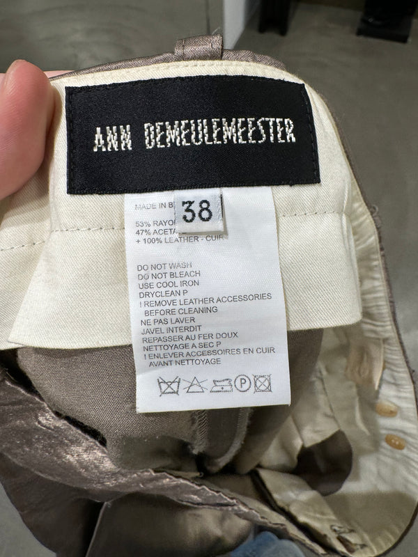 Early 2000s Ann Demeulemeester adjustable cargo maxi skirt