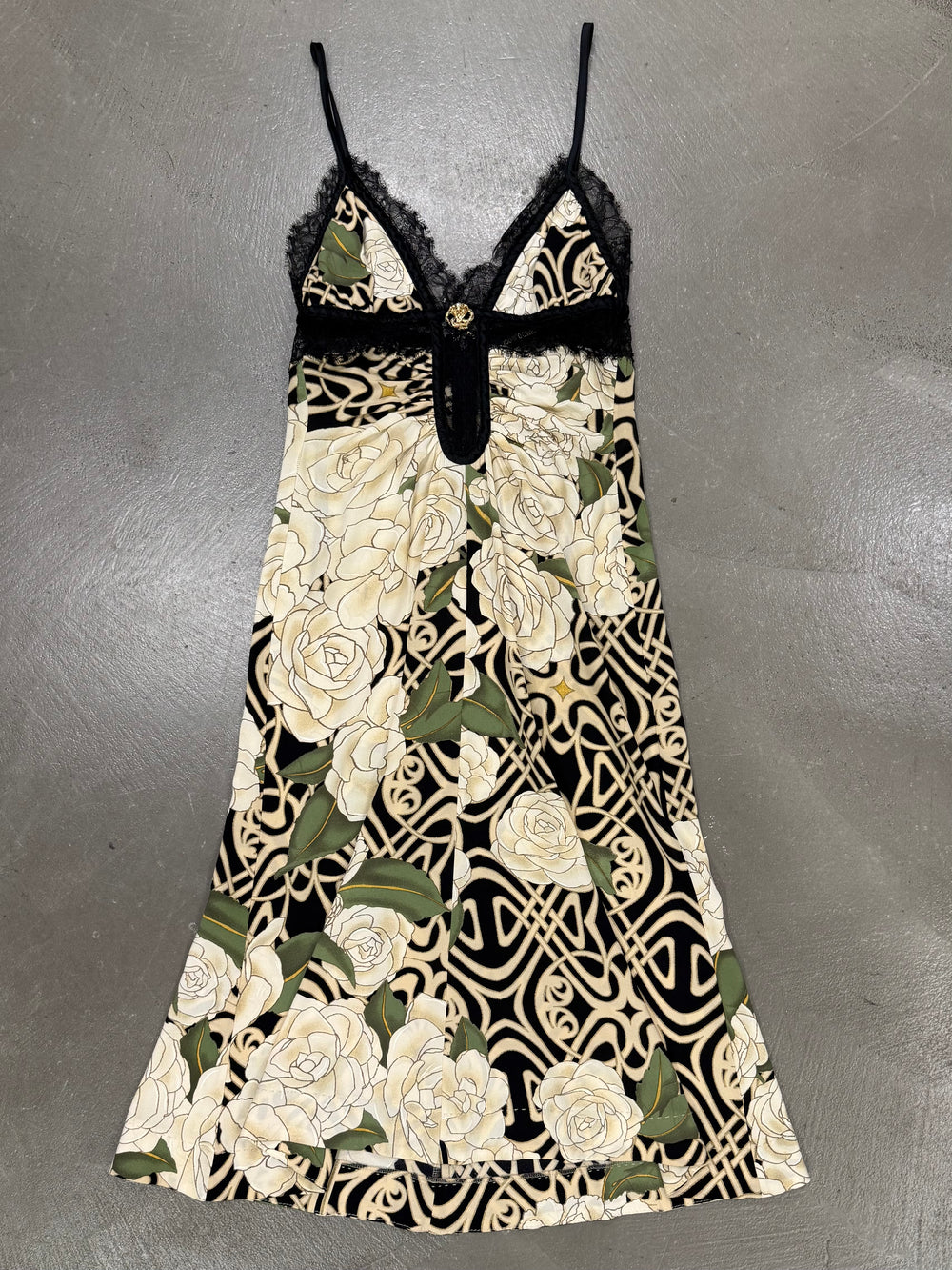 2006 Roberto Cavalli geometric mini dress
