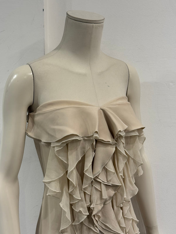 2000s Plein Sud ruffle mini dress