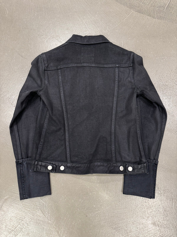1990s Helmut Lang coated denim jacket