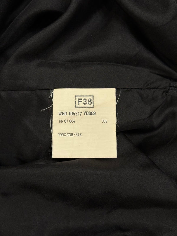 2002 Yves Saint Laurent by Tom Ford velvet silk skirt