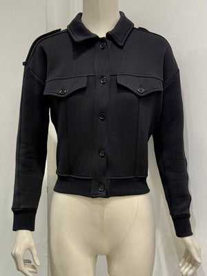 2000s Louis Vuitton uniform cropped bomber jacket
