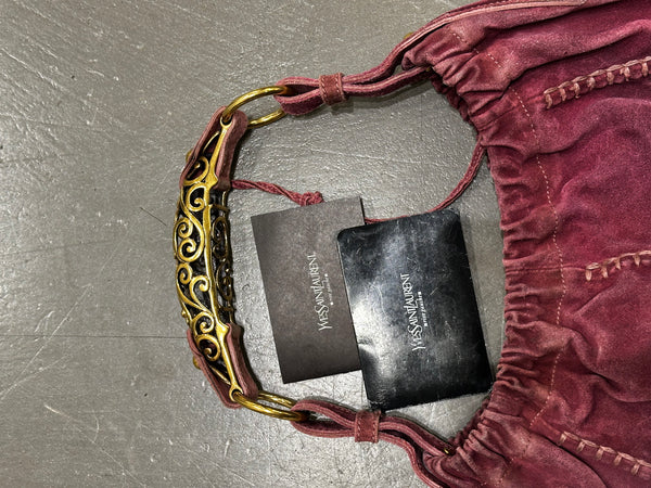 2000’s Yves Saint Laurent Mombasa bag with Sculptural Horn Handle