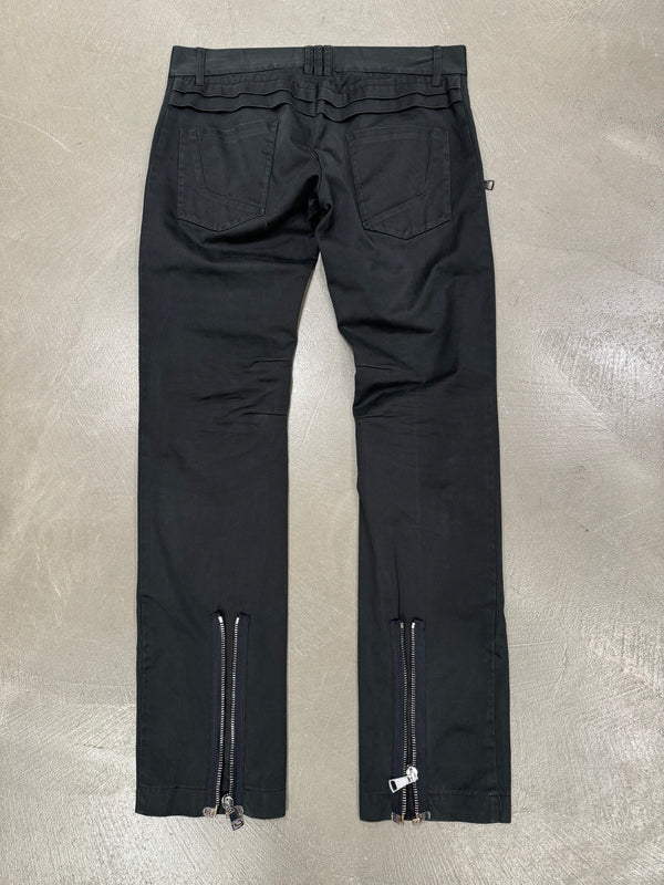 A/W2008 Dolce & Gabbana multi zipper biker pants