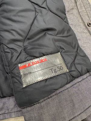 2000s Prada “Linea Rossa” light padded jacket