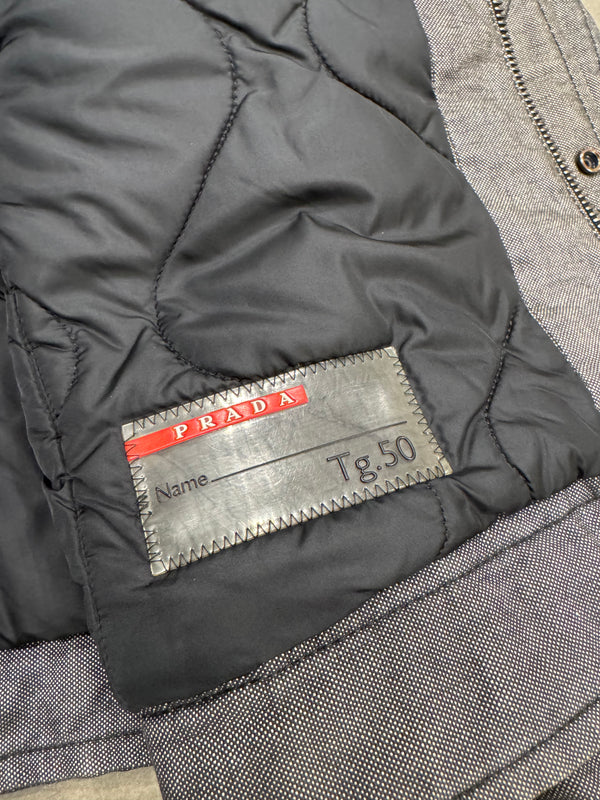 2000s Prada “Linea Rossa” light padded jacket