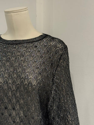 2020 Saint Laurent silver knit