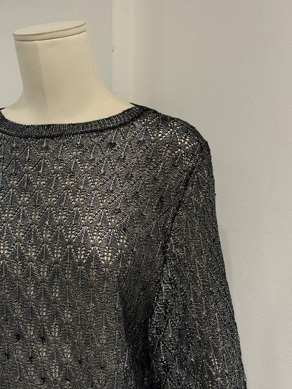 2020 Saint Laurent silver knit