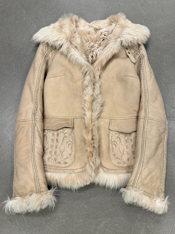 2000s Roberto Cavalli shearling fur jacket