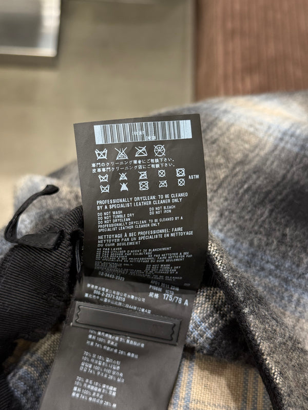 2011 Prada plaid tartan kilt mini skirt