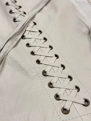 2000s Roberto Cavalli bondage harness leather vest