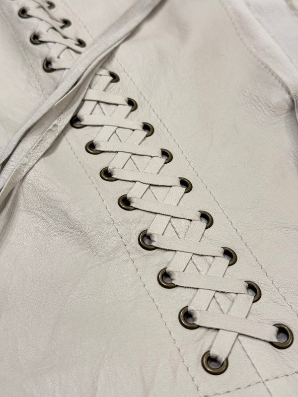 2000s Roberto Cavalli bondage harness leather vest
