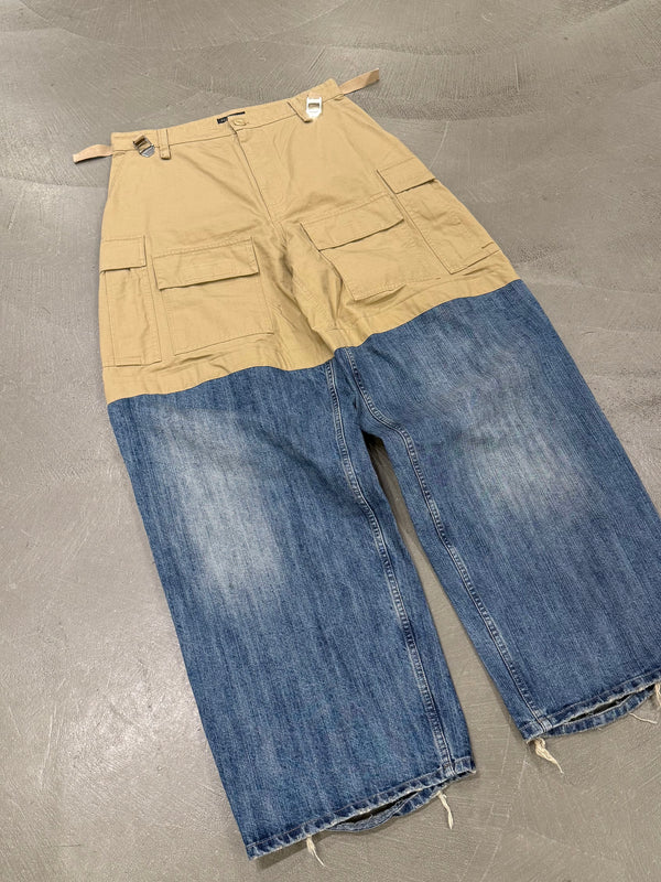 2023 Balenciaga hybrid baggy cargo jeans