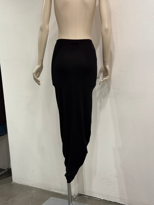 2003 Jean Paul Gaultier draped strapless mini dress & skirt with chain