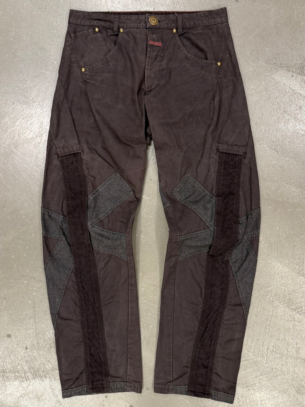 2000s Marithe Francois Girbaud paneled work pants