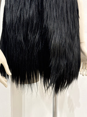2000s Dolce & Gabbana real fur leather vest