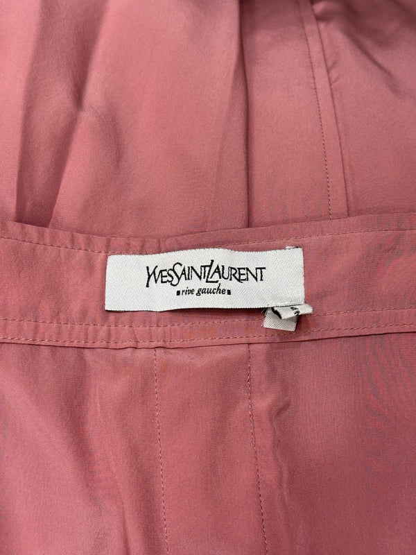 2000S Yves Saint Laurent by Tom Ford silk skirt
