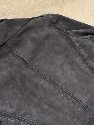 A/W2002 Yves Saint Laurent by Tom Ford runway suede multi-layer panel jacket