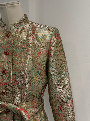 F/W1995 Yves Saint Laurent paisley jacquard jacket