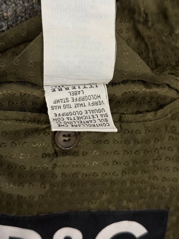 2000s Dolce & Gabbana hybrid wool jacket