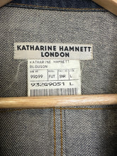 Load image into Gallery viewer, 1990s Katharine Hamnett London cargo denim jacket
