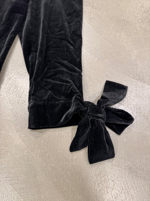 F/W2002 Yves Saint Laurent by Tom Ford bow tie velour short trousers