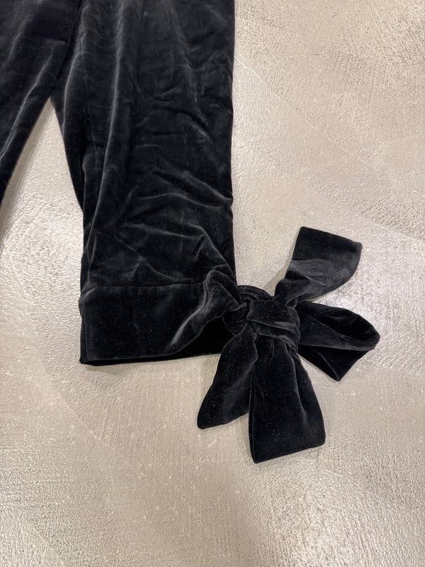 F/W2002 Yves Saint Laurent by Tom Ford bow tie velour short trousers