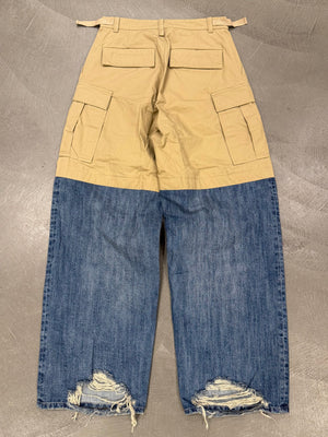 2023 Balenciaga hybrid baggy cargo jeans