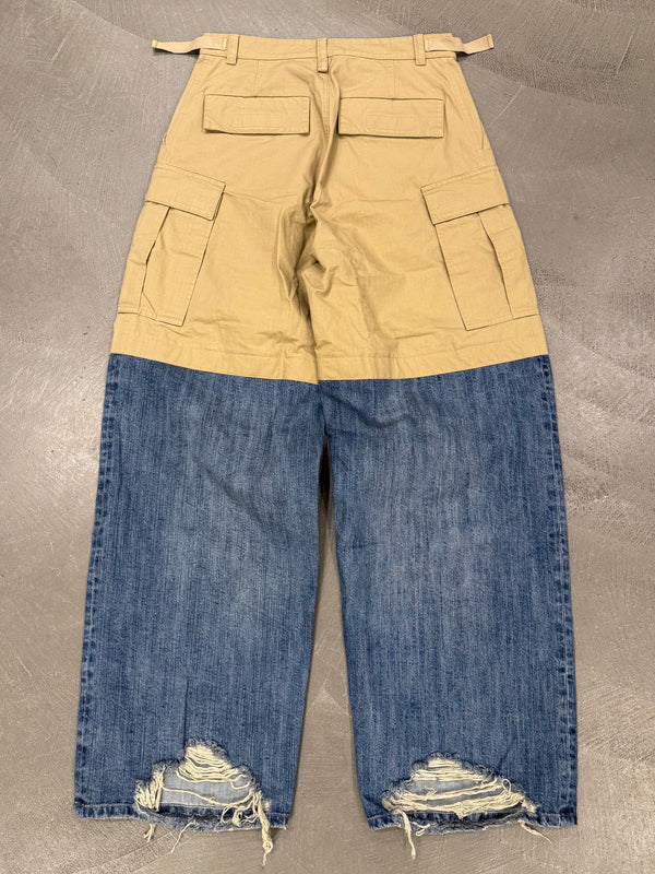 2023 Balenciaga hybrid baggy cargo jeans