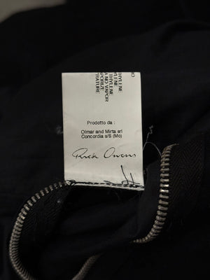 F/W2011 Rick Owens “LIMO" metal hook hooded coat