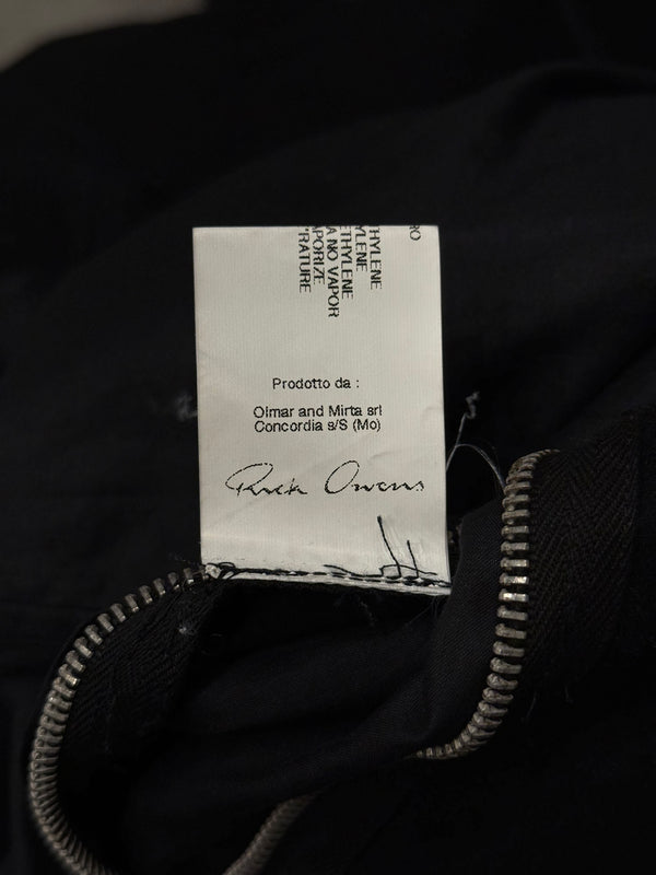 F/W2011 Rick Owens “LIMO" metal hook hooded coat