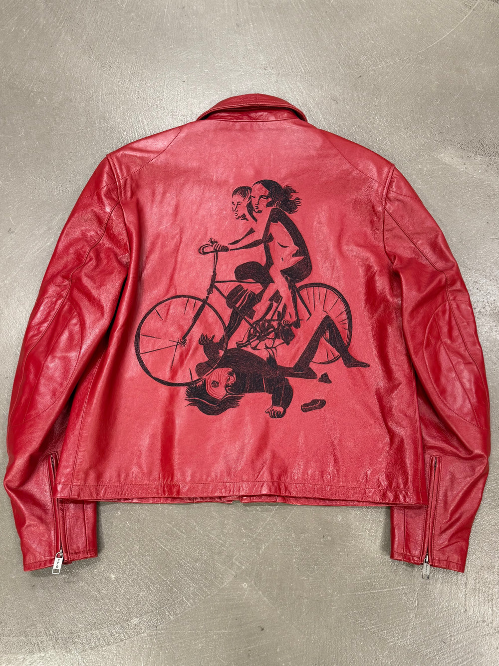 S/S2025 Enfants Riches Déprimés the bully leather jacket
