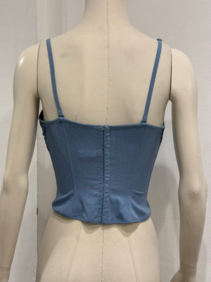 2004 Christian Dior by Galliano lace-up corset top