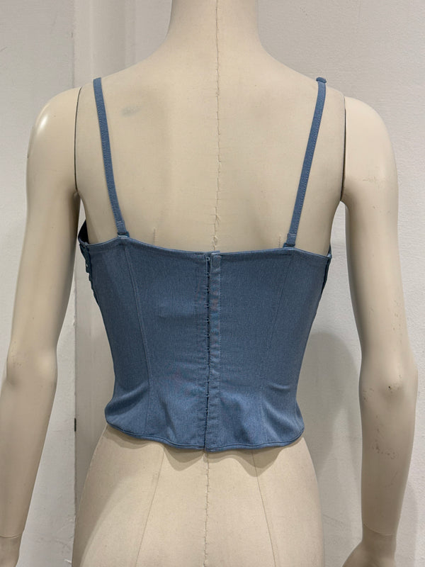 2004 Christian Dior by Galliano lace-up corset top