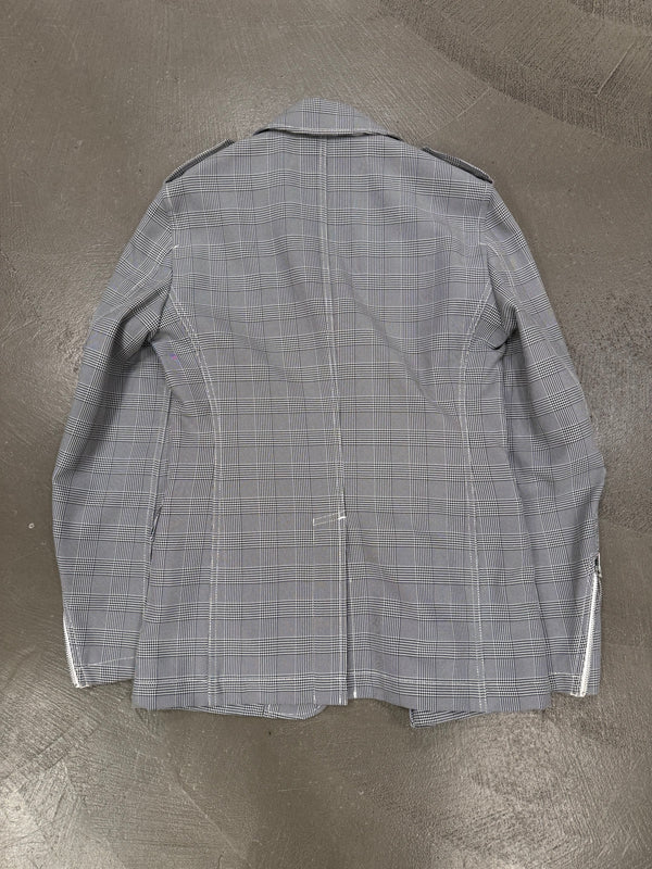 2011 Comme des Garçons checkered zipper jacket