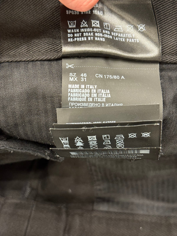 2020s Prada back logo runway pants