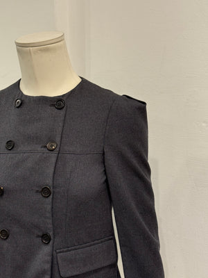 2009 Miu Miu cropped double breasted wool jacket