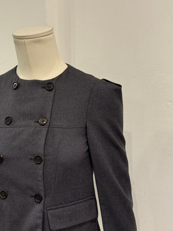 2009 Miu Miu cropped double breasted wool jacket