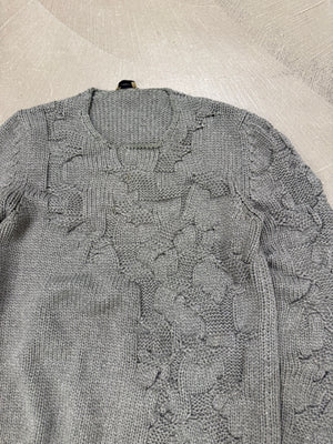 A/W2012 Balenciaga oversize heavy cable knit sweater
