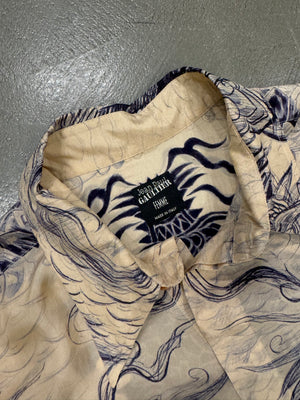 Jean Paul Gaultier dragon silk shirt