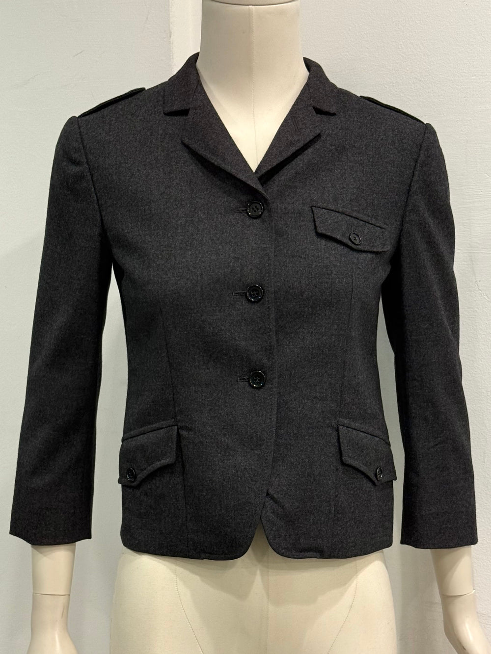 2000s Miu Miu cropped blazer jacket