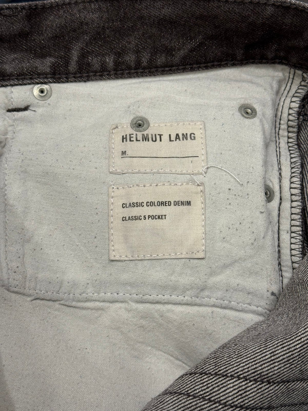 Helmut Lang classic brown washed denim