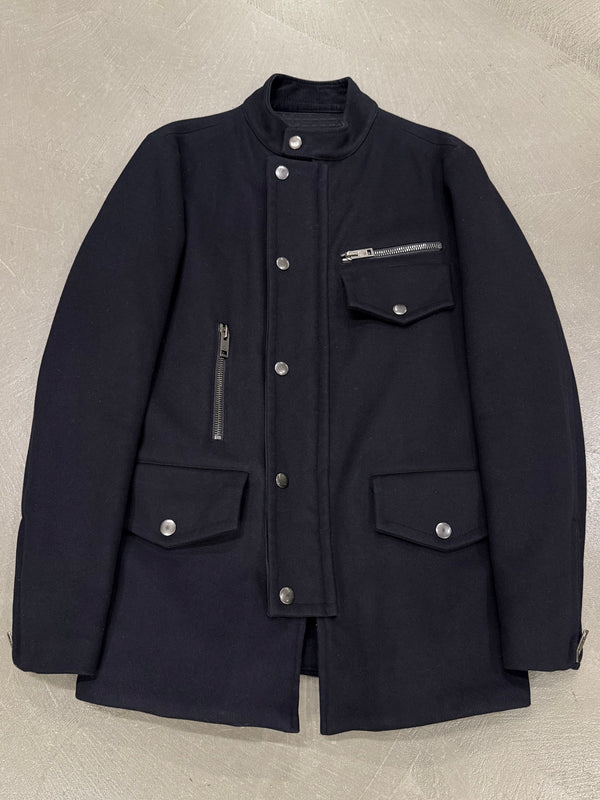 A/W2004 Gucci by Tom Ford runway multi-pocket wool coat