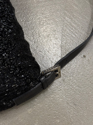 2000s Fendi pailettes baguette bag
