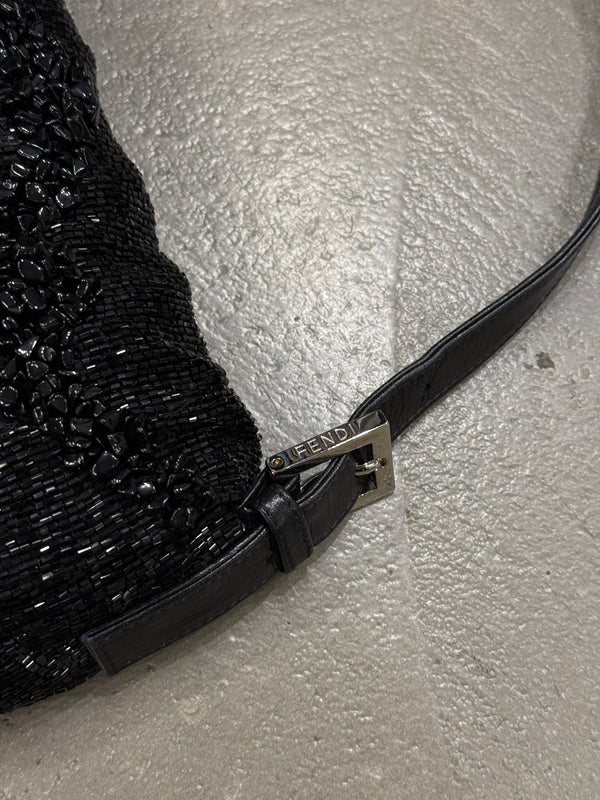 2000s Fendi pailettes baguette bag
