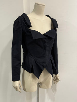 2000s Vivienne Westwood structured cotton corset jacket