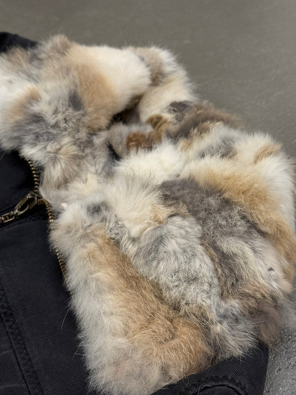 2000s Cavalli fur military parka